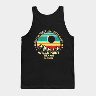 Wills Point Texas Total Solar Eclipse 2024 Tank Top